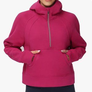 THE GYM PEOPLE Womens' Hoodies Half Zip Long Sleeve Pullover Sweatshirt